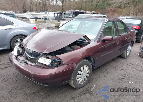 2000 Mercury Mystique Gs from USA, damaged, VIN 1MEFM6533YK613961
